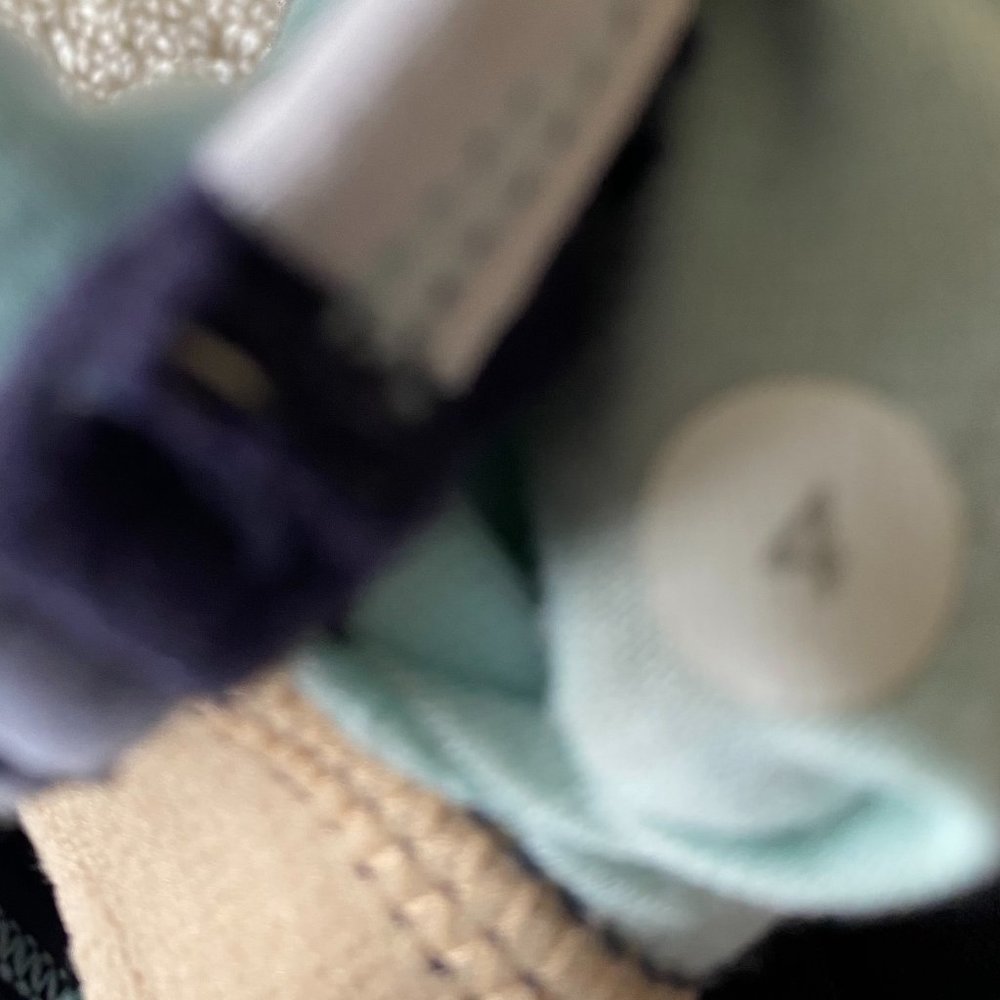 Lululemon Athletica Flow Y Bra/Discover Stripe White Deep indigo - Picture 4 of 4